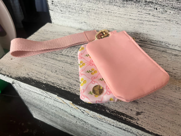 The Darling Effect Marigold Lane Pink Dynamic Duo Wristlet