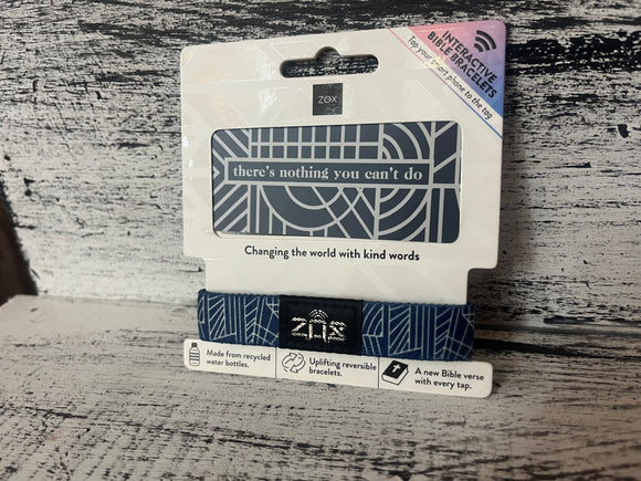 ZOX There's Nothing You Can't Do Bible Verse Bracelet