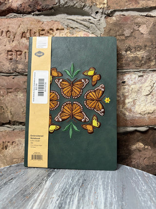 Denik Butterfly Dance Embroidered Journal