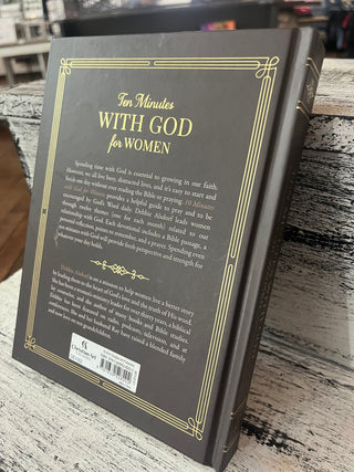 Christian Art Gifts 10 Minutes with God for Women Hardcover