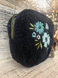 The Darling Effect Teddy Pouch Square Dainty Floral Navy