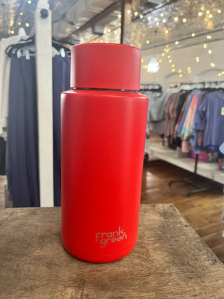 Frank Green Inc 34oz Reusable Bottle - Flip Straw Lid