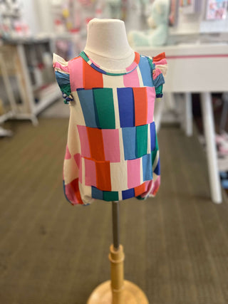 Tea Collection  Copacabana Flutter Baby Romper