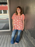 Blue Velvet Pink Chasing Stars Tee