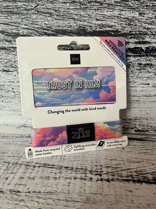 ZOX Trust In Him Bible Verse Bracelet