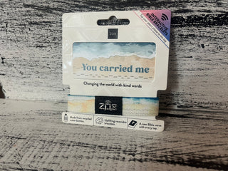 ZOX You Carried Me Bible Verse Bracelet