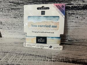 ZOX You Carried Me Bible Verse Bracelet