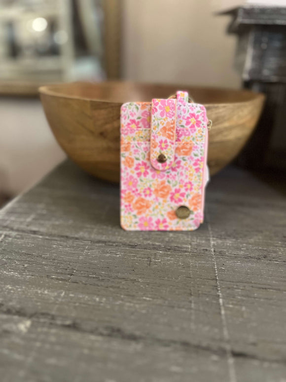 Darling Effect Secret Garden Pink Keychain Wallet