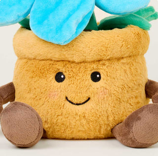 Warmies Blue Flower Pot