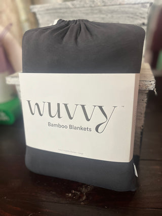 Wuvvy Large Charcoal Bamboo Blanket