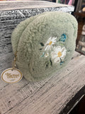 The Darling Effect Teddy Pouch Square Dainty Floral Sage