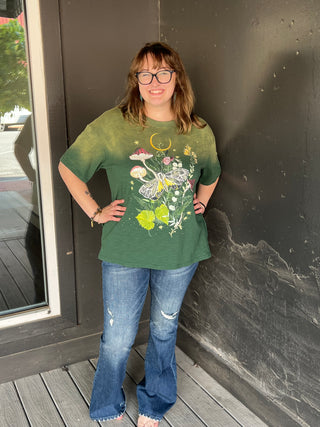 Blue Velvet Moonlit Garden Tee