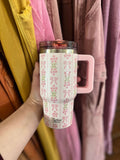 Darling Effect 20oz Lifestyle Flip Straw Tumbler Oh So Fancy Pink