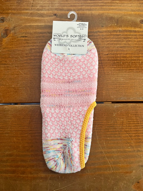 World's Softest Socks OS Whimsical Multi Socks