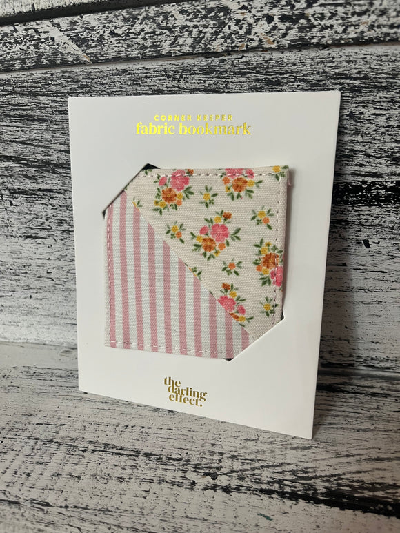The Darling Effect Fabric Bookmark - Endless Daydream Cream