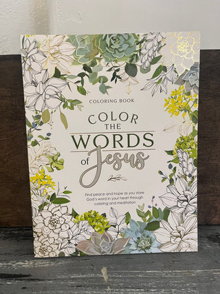 Christian Art Gifts Coloring Book Color the Words of Jesus