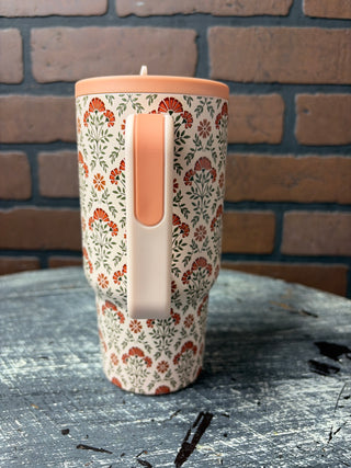 20 oz Lifestyle Flip Straw Tumbler - Everbloom Dusty Rose