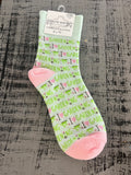 World's Softest Socks Mini Crew I Heart Gardening Socks