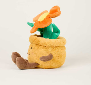 Warmies Orange Flower Pot