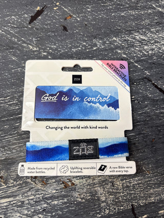 God Is In Control Bible Verse Bracelet
