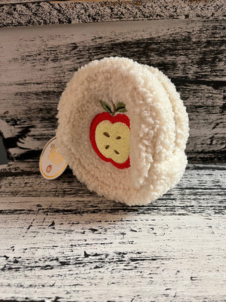 The Darling Effect Teddy Pouch - Circle Apple