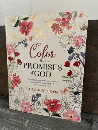 Christian Art Gifts Coloring Book The Promises of God