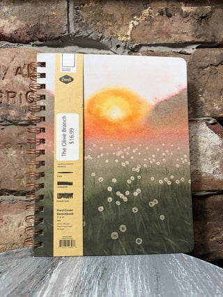Denik Dewy Morning Hardcover Spiral Sketchbook