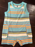 TEA Collection Patina Cargo Pocket Tank Baby Romper
