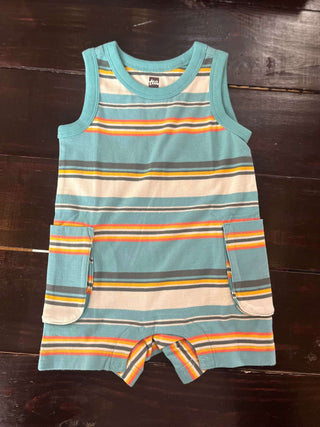 TEA Collection Patina Cargo Pocket Tank Baby Romper