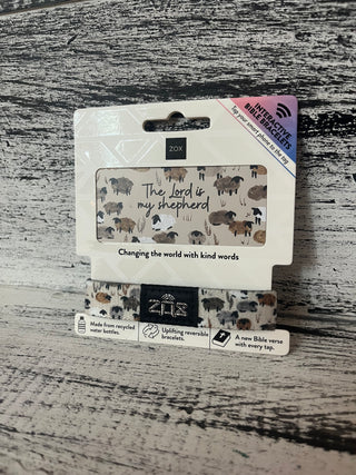 ZOX The Lord Is My Shepherd Bible Verse Bracelet