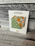 The Darling Effect Fabric Bookmark - Bouquet Beauty Sage
