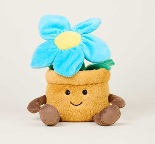 Warmies Blue Flower Pot