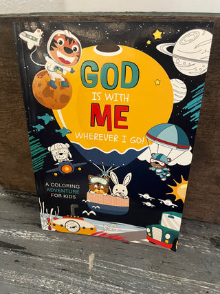 Christian Art Gifts Coloring Book for Kids God is With Me