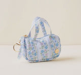 The Darling Effect Itty Bitty Duffle Bag Charm Petal Parade Blue