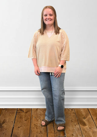 Petite Tummy Control Vintage Wash Straight Jeans