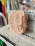 The Darling Effect Teddy Pouch Square Pearl Blush