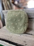 The Darling Effect Teddy Pouch Square Pearl Sage