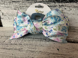 The Darling Effect Satin Bow Claw Clip Secret Garden Blue