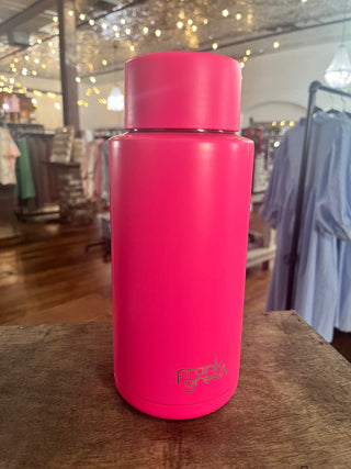 Frank Green Inc 34oz Reusable Bottle - Flip Straw Lid