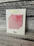 The Darling Effect Fabric Bookmark - Pink Bow