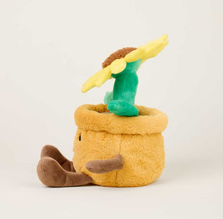 Warmies Yellow Flower Pot