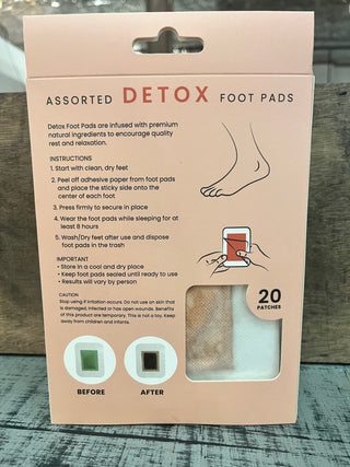 Lindo Detoxifying Foot Pads Variety