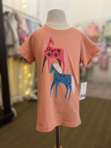 Tea Collection Fado Rose Brazillian Horse Graphic Tee
