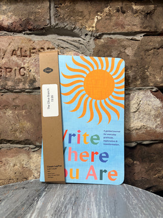 Denik Write Where You Are Guided Journal