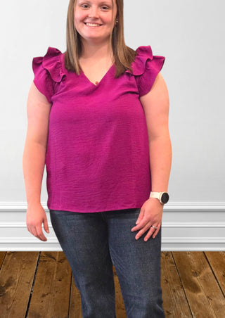 Mid Rise Petite Dark Wash Bootcut