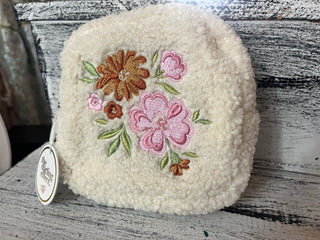 The Darling Effect Teddy Pouch Square Dainty Floral Pink