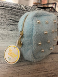 The Darling Effect Teddy Pouch Square Pearl Blue