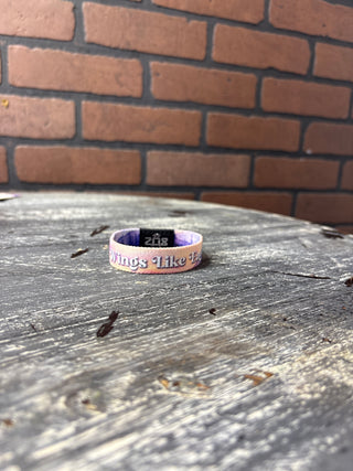 On Wings Like Eagles Bible Verse Bracelet