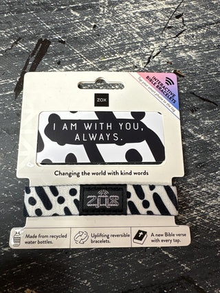 I Am With You, Always Bible Verse Bracelet
