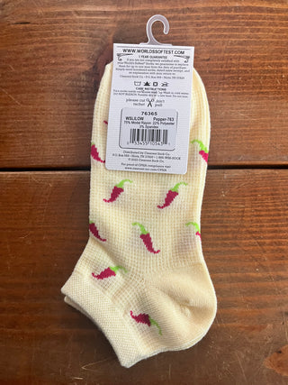 World's Softest Socks Garden Low Pepper Socks